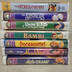Assorted Disney Vhs Movies.