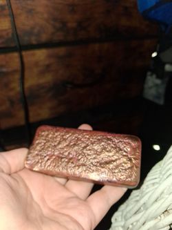 Homemade Copper Bar Ingot