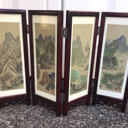 Beautiful Japanese 4 - Panel Screen Divider