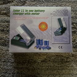 Solar 11 in One Battery Charger with Meter