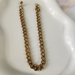 New Gold Stainless Steel Cuban Bracelet For Men 