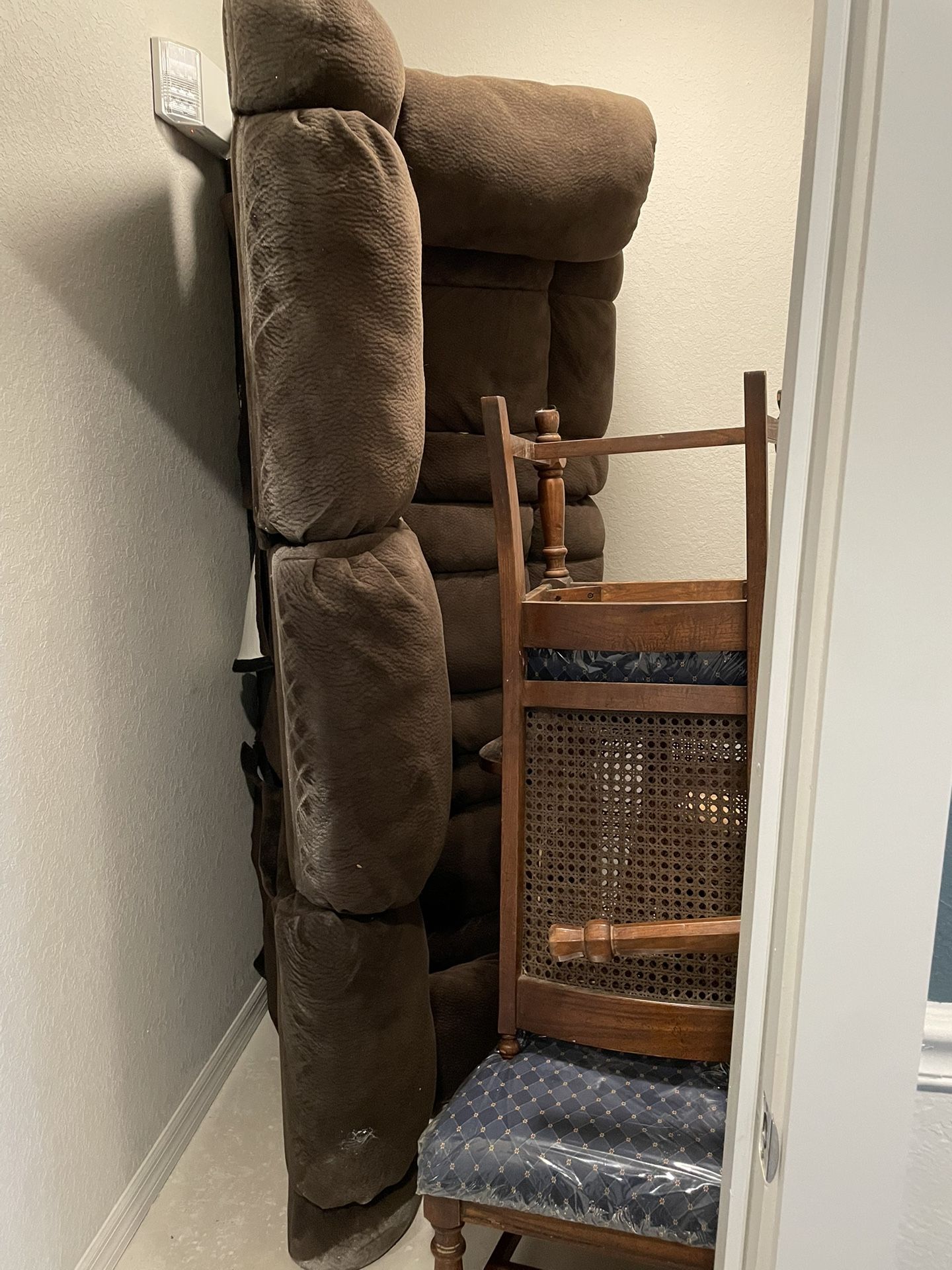 NEED GONE ASAP!!! Brown 3-Seater Couch