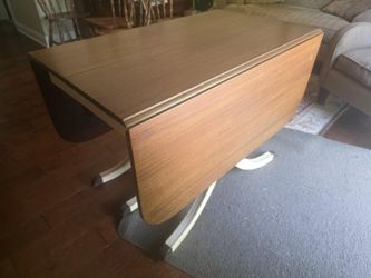 ANTIQUE DROPLEAF DINING TABLE  ( Sideboard,  Chandalier)