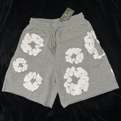 Denim Tear Shorts Grey