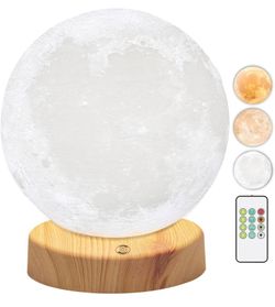 Light Therapy Lamp 10000 Lux, Happy Sunlight Lamps UV-Free with 3 Color Temperatures, Adjustable Brightness,