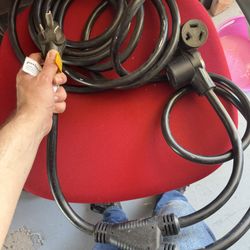 RV Splitter Cable (For Connecting Dryer And RV To same Plug)