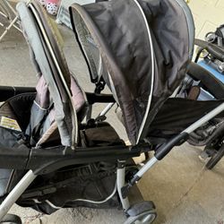 Baby Double Stroller 