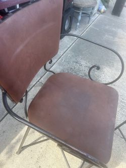 2 bar chairs, and  1 stool