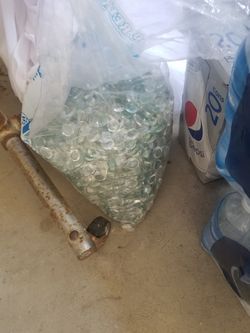 Bag of glass beads
