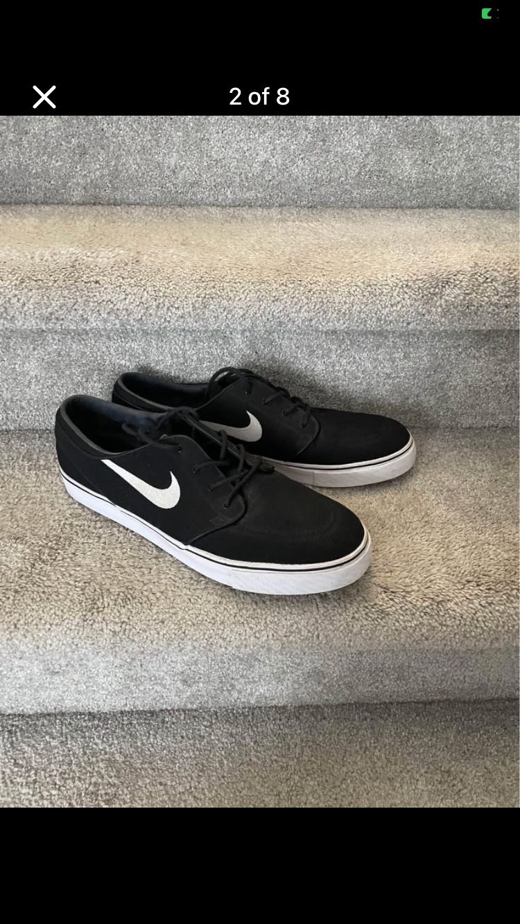 Nike Zoom Stefan Janoski Black/White-Gum Light Brown
