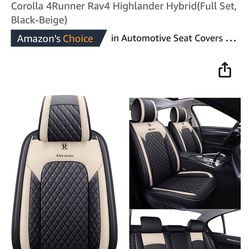 Leather Seat Covers Front Only 