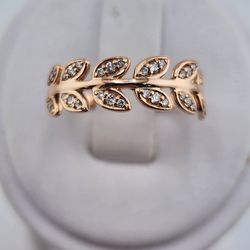 14k rose gold 0.25ctw vs diamond ring