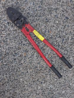 HIT CT600-5 Swaging Crimping Tool with Cuter 1/16 to 3/16  Copper/Aluminiun Vgood Con. Pick up fremont sea. No low ball offers please. No trades.