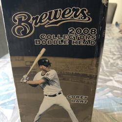 MLB Milwaukee Brewers Corey Hart 2008 Bobblehead In Original Box