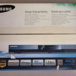 Open Box Samsung Blu-ray 3D Player Wi-Fi