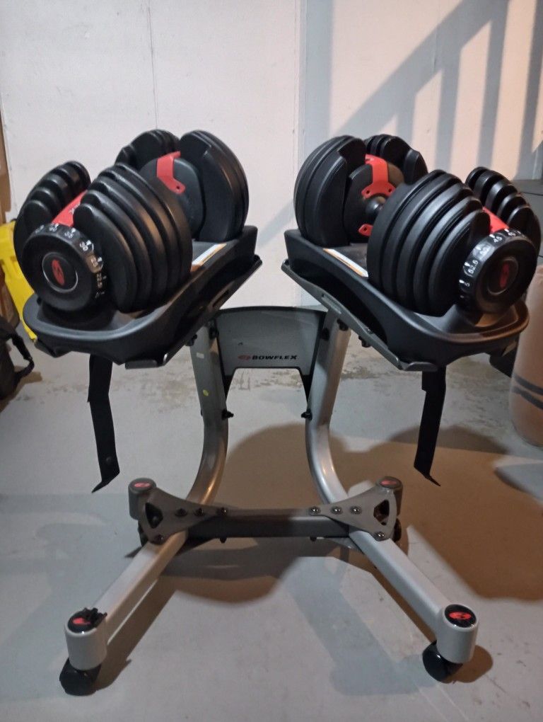 Bowflex Adjustable (552) Wt. set + Stand
