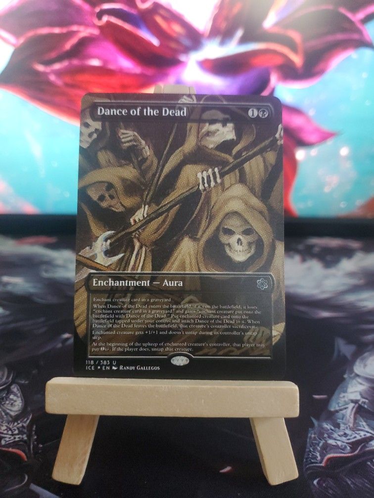 Magic The Gathering Custom Proxy Dance of The Dead Full Art