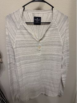 American Eagle Men’s Long Sleeve Shirt, Large