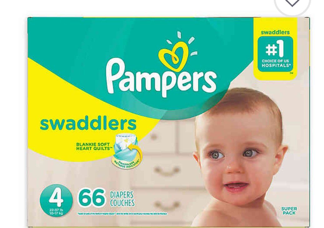 Brand new Pamper Swaddler Diapers Size 4 Box