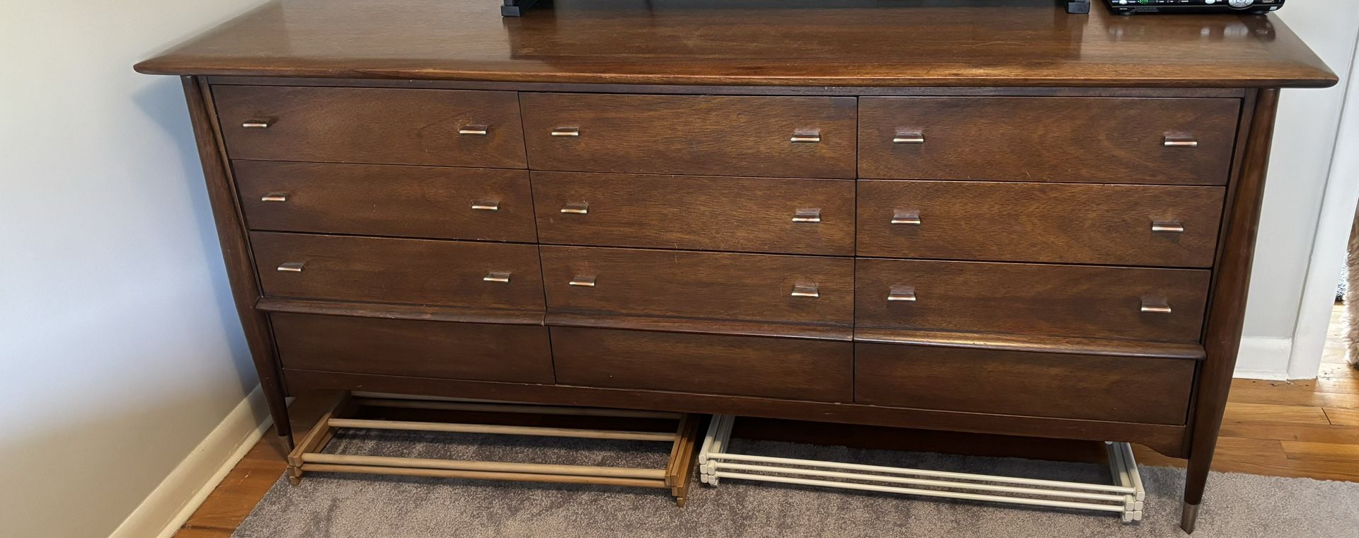 RWay Mid-Century 9 Drawer Dresser 