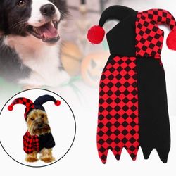 Joker / Clown Poker / Dog Costume 