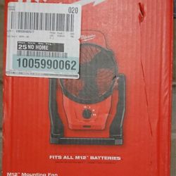 Milwaukee M12 Mounting Fan