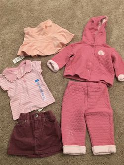 Clothing for 12 months girl- different brands