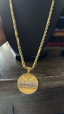 10k gold Milano chain set