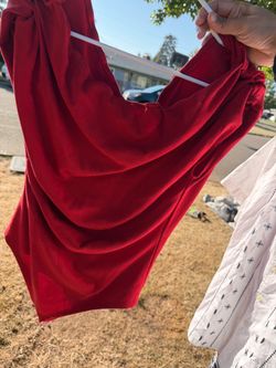 Red body suit