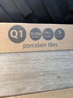 Porcelain Tile 49.8 Sq Ft total