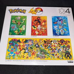 Pokémon Puzzles Buffalo Games - 4 in 1 Multipack