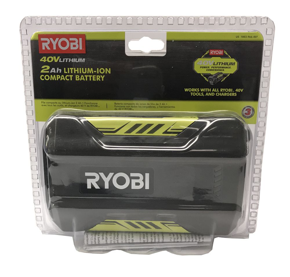 Ryobi 40V Battery, New Sealed.