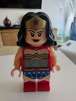 Lego Wonder Woman Clock