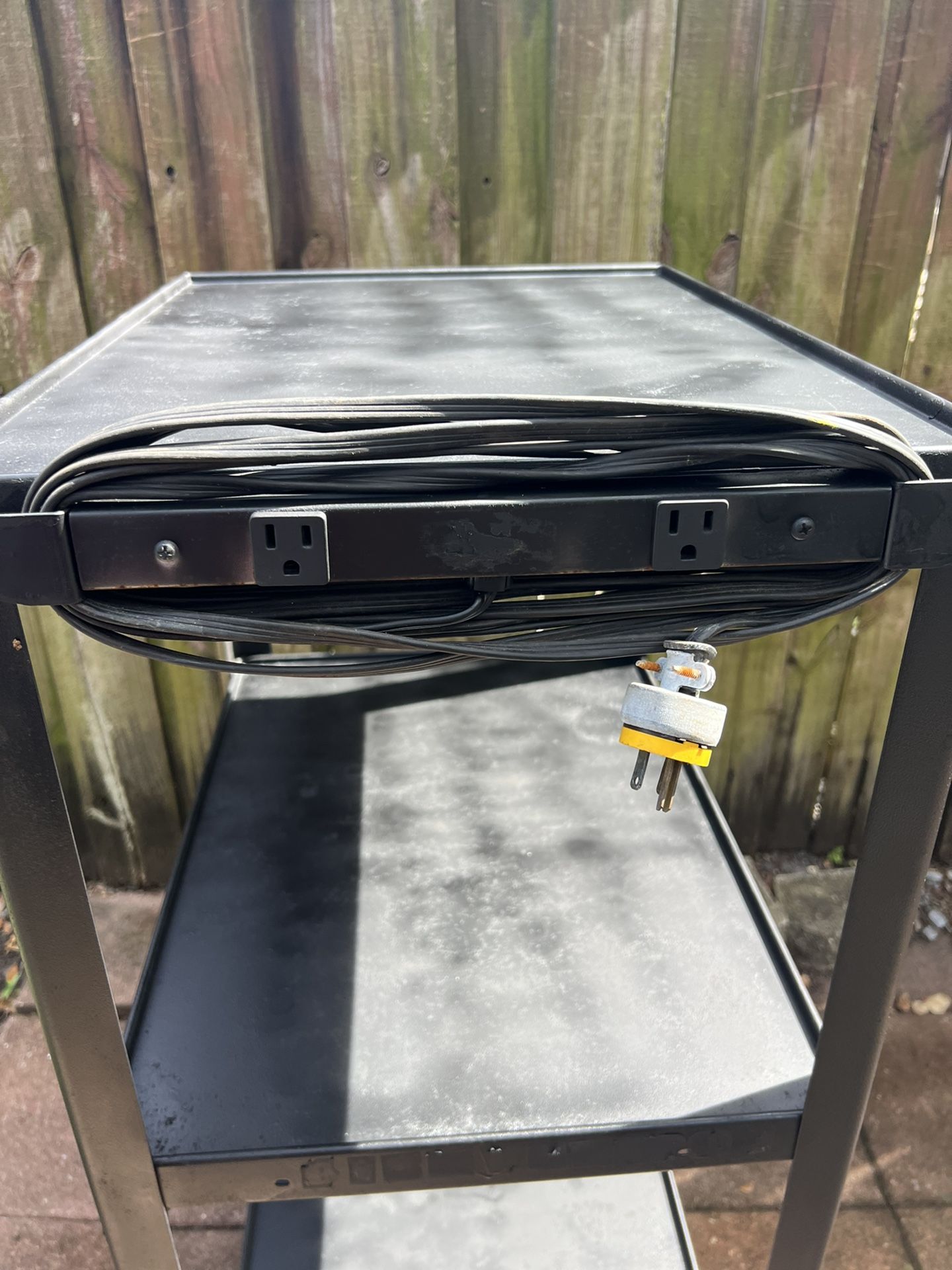 Utility and audio visual cart with electrical outlets for Sale in Miami