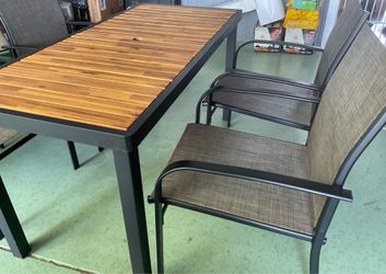 New Patio Dining Set
