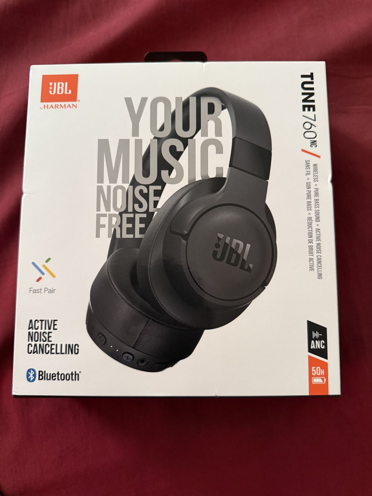 JBl Tune 750nc Bluetooth Wireless Headphones