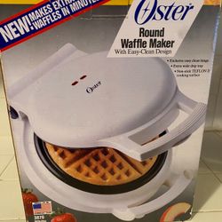 OSTER ROUND WAFFLE MAKER