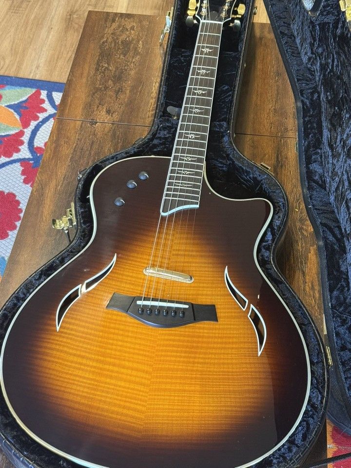 Taylor T5-C1 Custom Thinline (Acoustic/Electric) guitar w OSHC Flame Burst