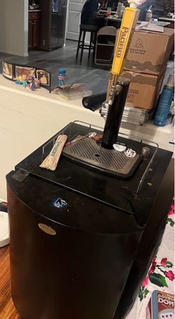 Kegerator with Beer Tap