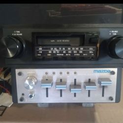 Mazda Rx7 (OEM) Radio and Equalizer 