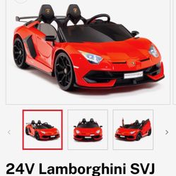 UNOPENED/NEW Lamborghini 24V Child Electric Ride-On Car