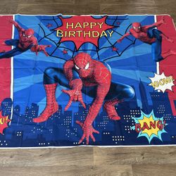 Spiderman Fabric backdrop