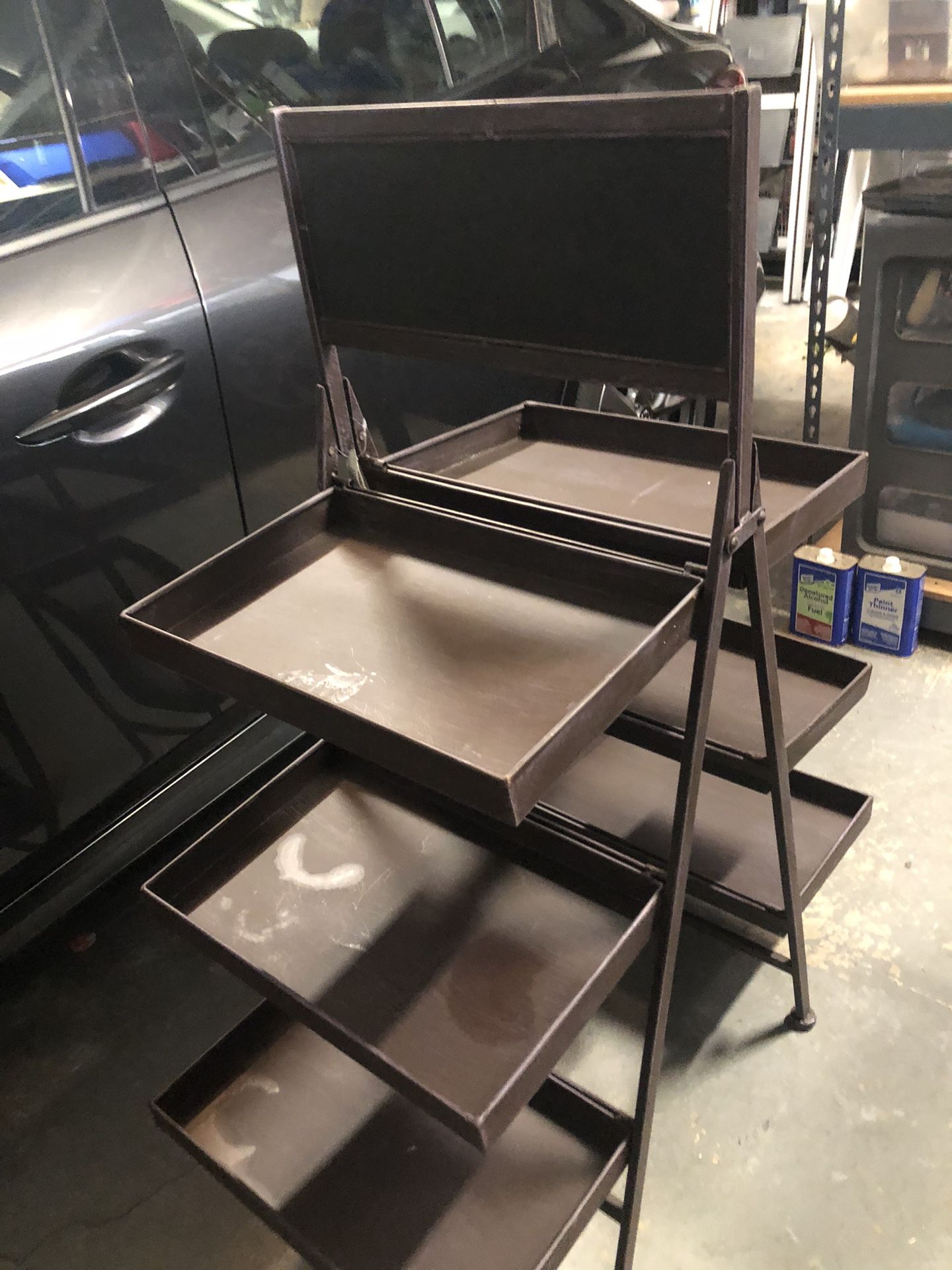 3 Tier Decorative Metal Shelf