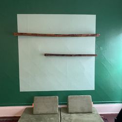 Ash Wood Floating Shelves 