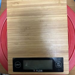 Taylor Bamboo Food Scale 