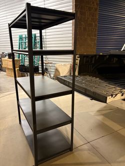 Industrial Metal Shelving Unit