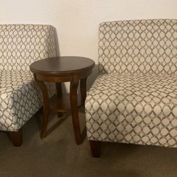 3 piece Accent chairs and table