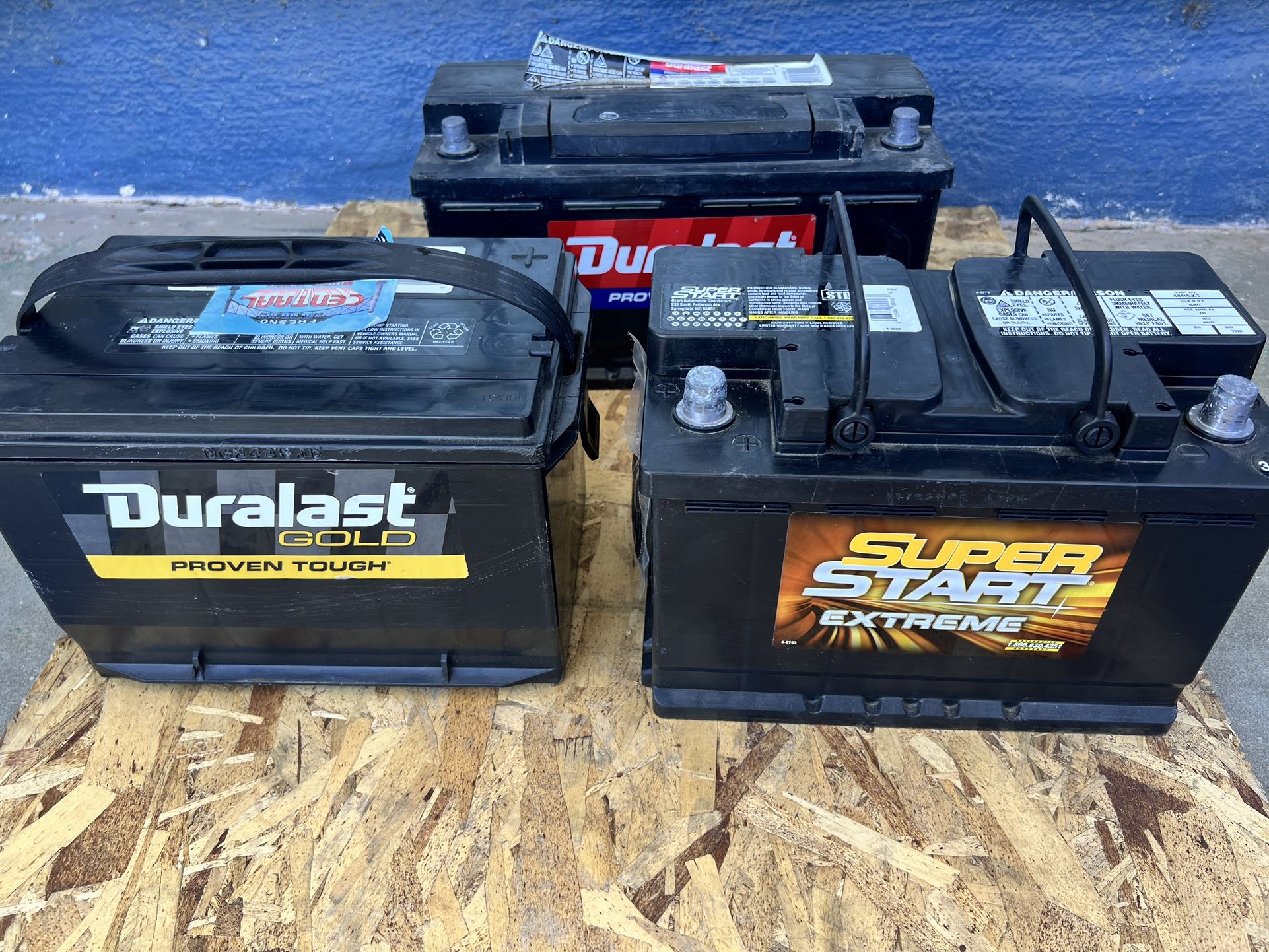 Car batteries $50