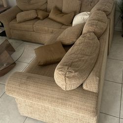 Stanton International L-Shaped Sectional Sofa