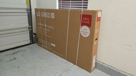 New 75 Inch Qned LG Smart TV 4K UHD. Brand new in the box factory sealed.